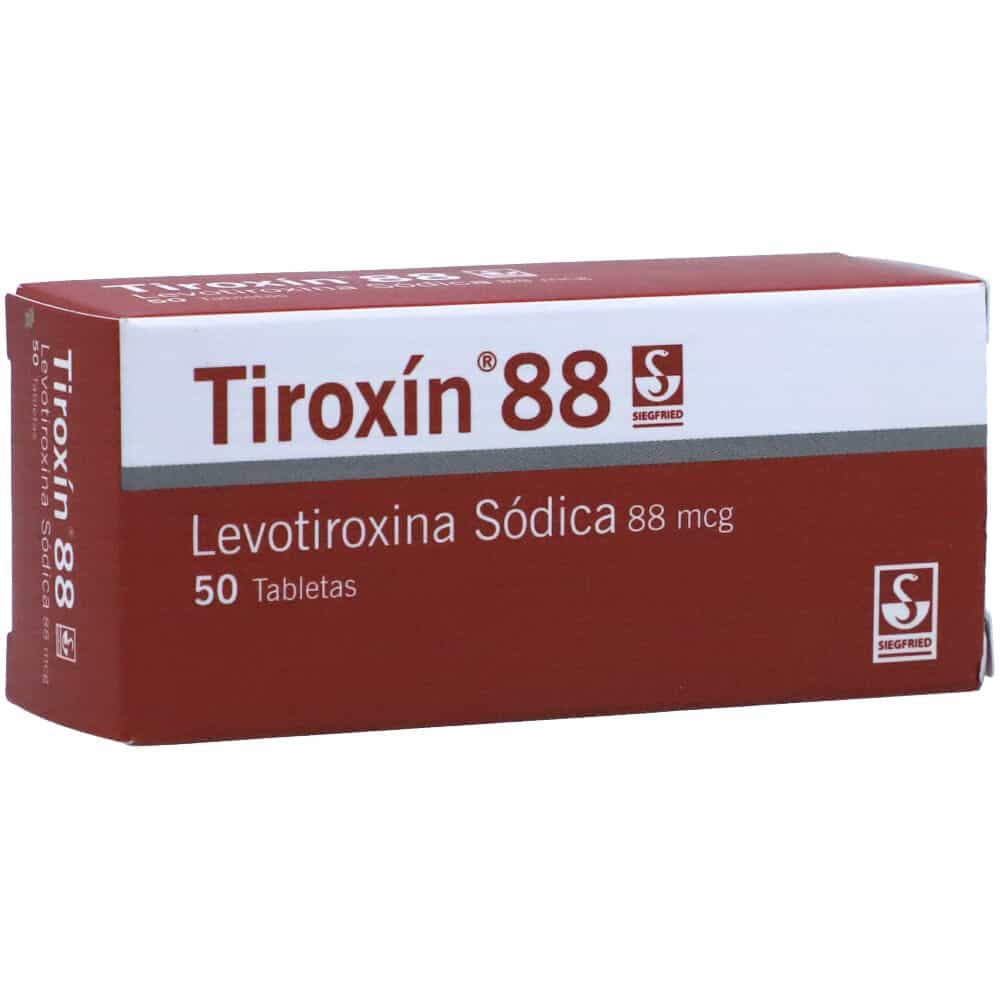 Tiroxin 88 Mcg 50 Tabletaspdb Farmaciasver